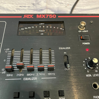 MTX MX750 Rackmount DJ Mixer