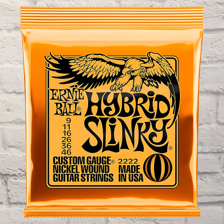 Ernie Ball EB2222 Hybrid Slinky Electric Guitar Strings 9 - 46