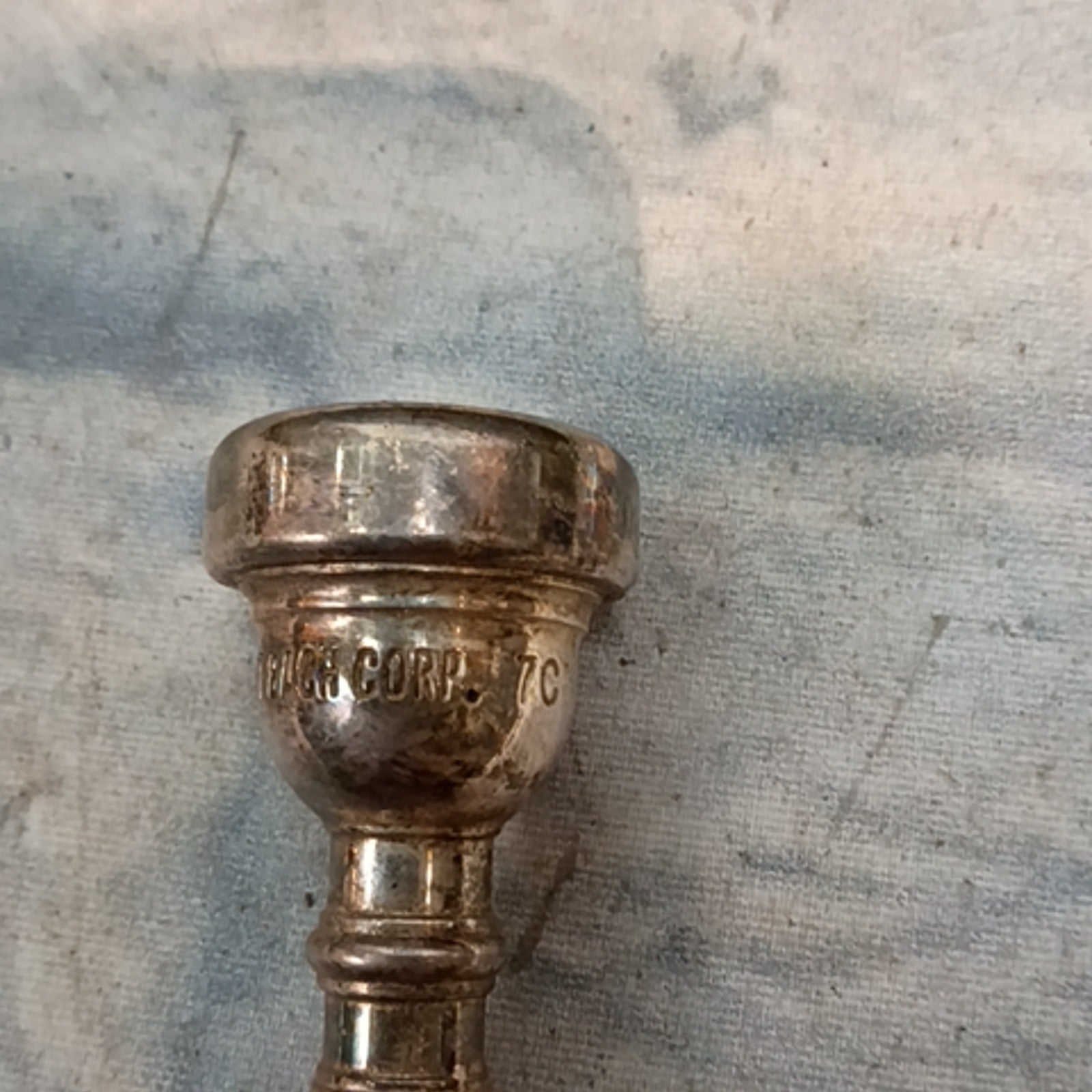 E Benge Resno Tempered Bell Silver Trumpet Los Angeles AS IS Trumpet