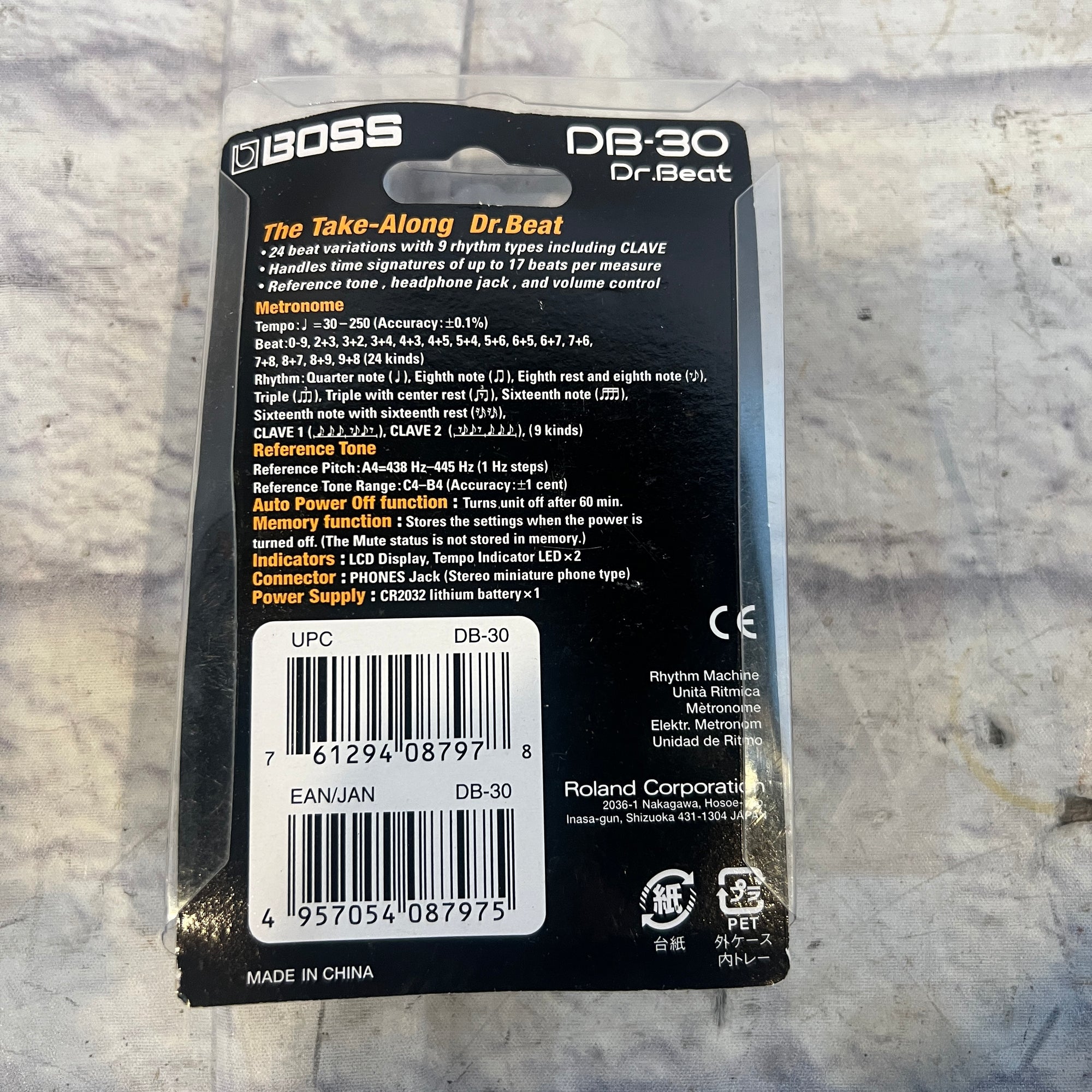 Boss DB-30 Dr Beat Metronome