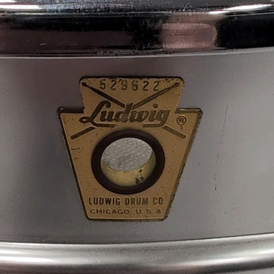 Ludwig Acrolite No 404 5x14" 8-Lug Aluminum | Keystone Badge 1967 | Lever Tone Control w/1960's Blue Case