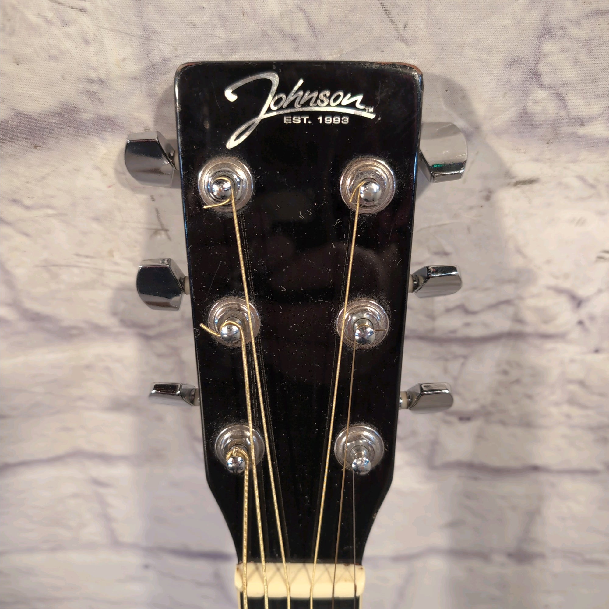Johnson JG-610-B Acoustic Guitar - Black