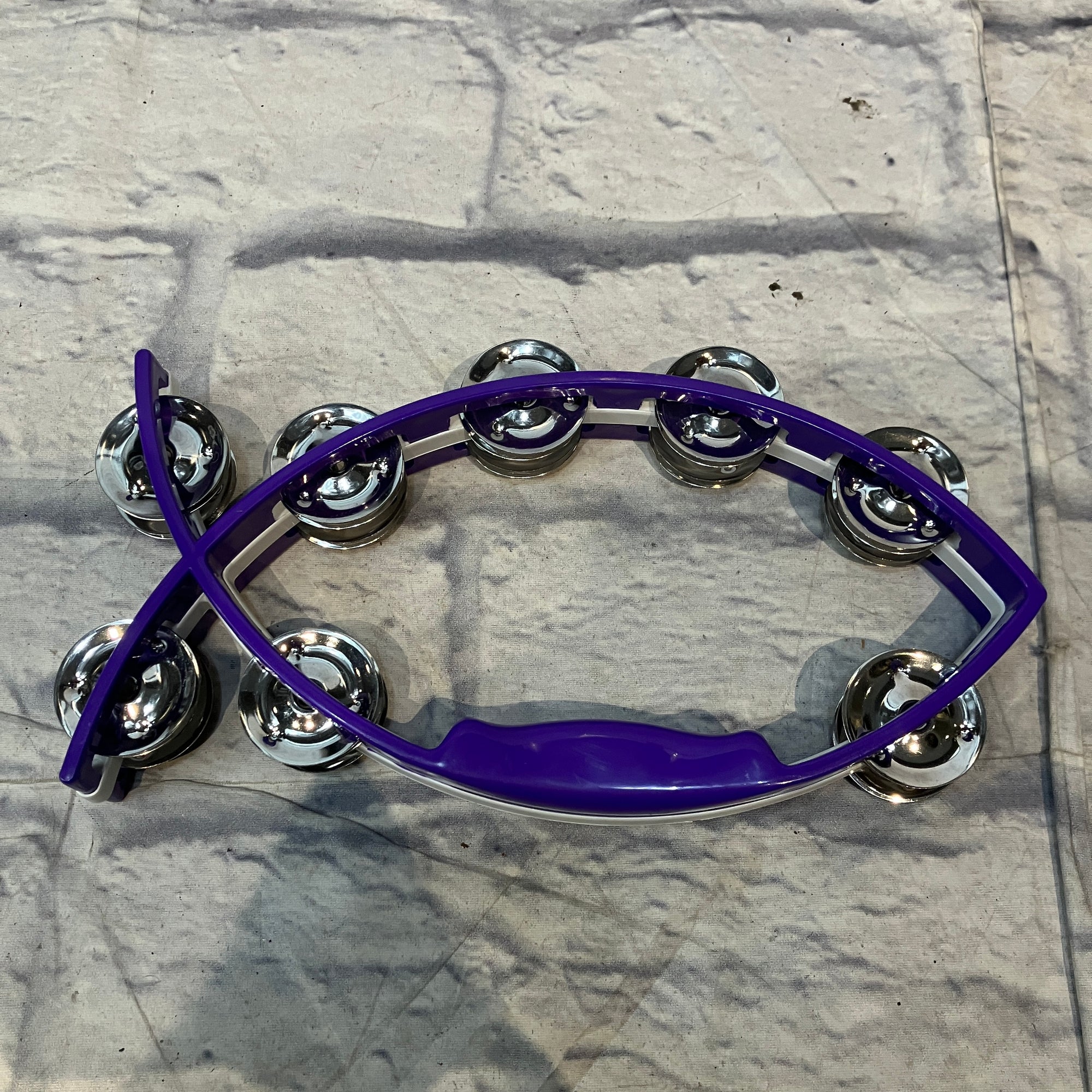 Unknown Purple Jesus Fish Tambourine