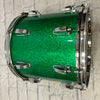 Ludwig 1980s Green ReWrap 13" Tom Roto Toms