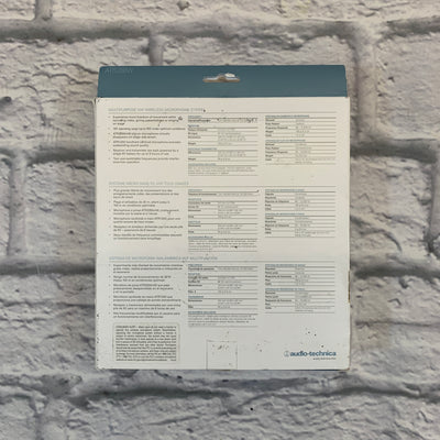 Audio Technica ATR288W VHF Dual Lavalier & Handheld Wireless System Microphone