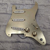 Unknown Gold Anodized Strat Style Loaded Pickguard with Slick Pickup Pickguard