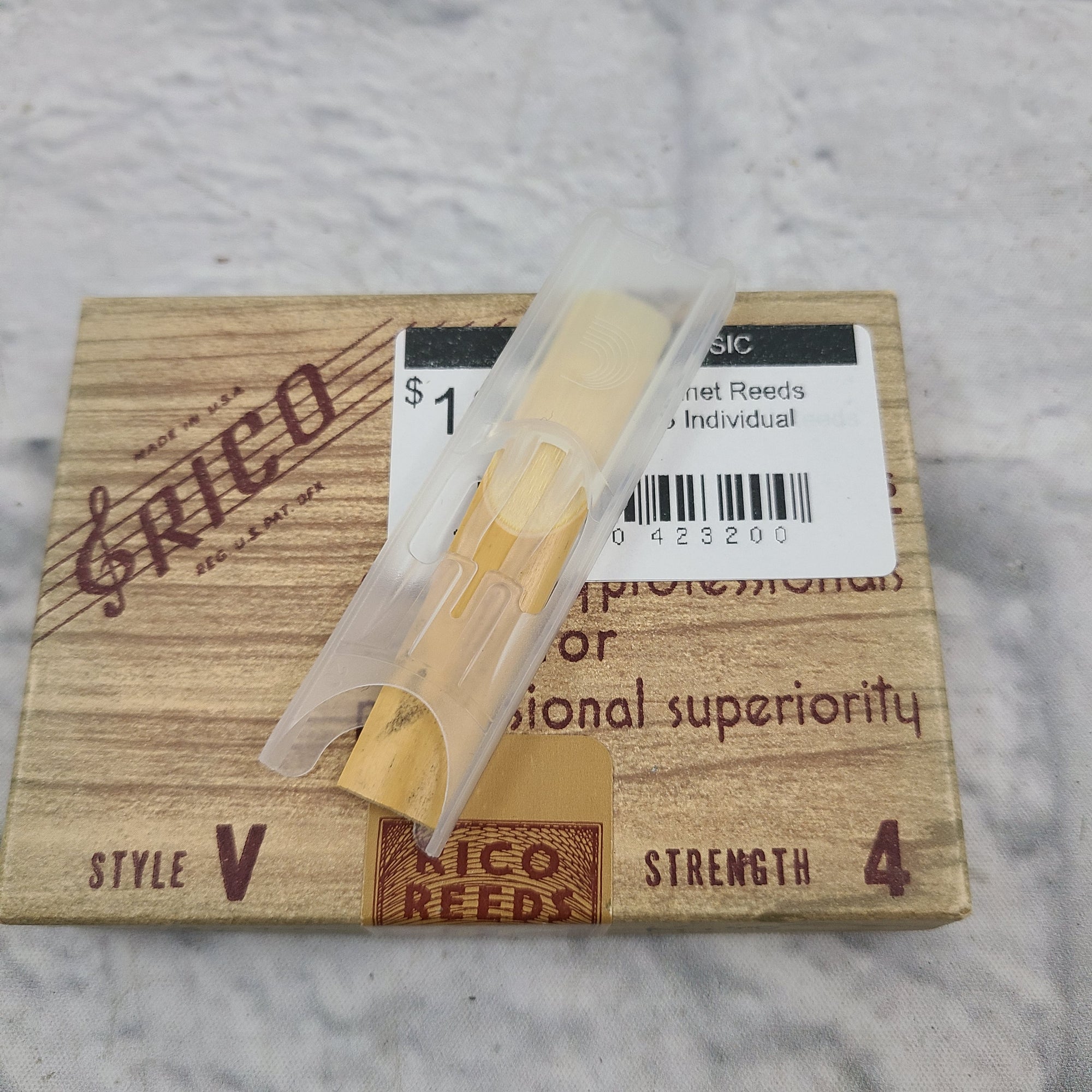 Rico Bb Clarinet Reeds Strength 2.5 Individual Reeds