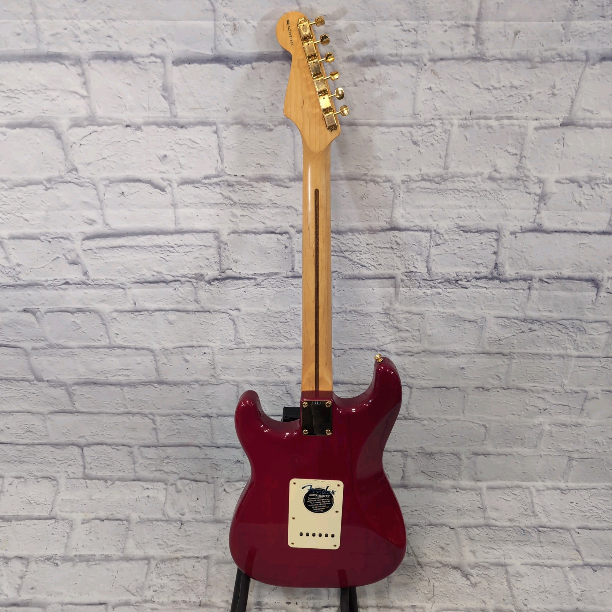 Fender Stratocaster Deluxe Player MIM 2003 - Crimson Red Gold Plated