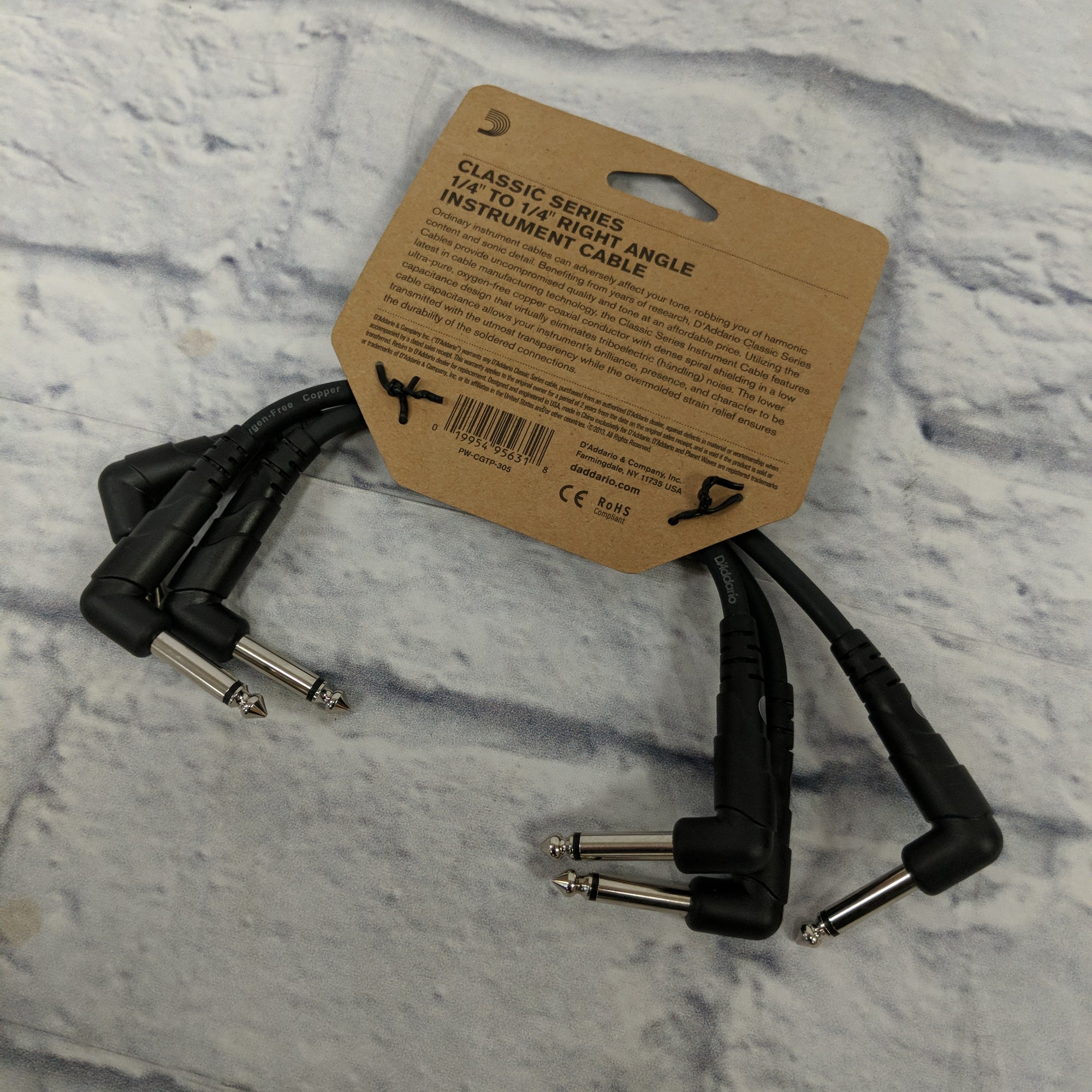 Daddario PW-CGTP-305 patch cables (3 pk)