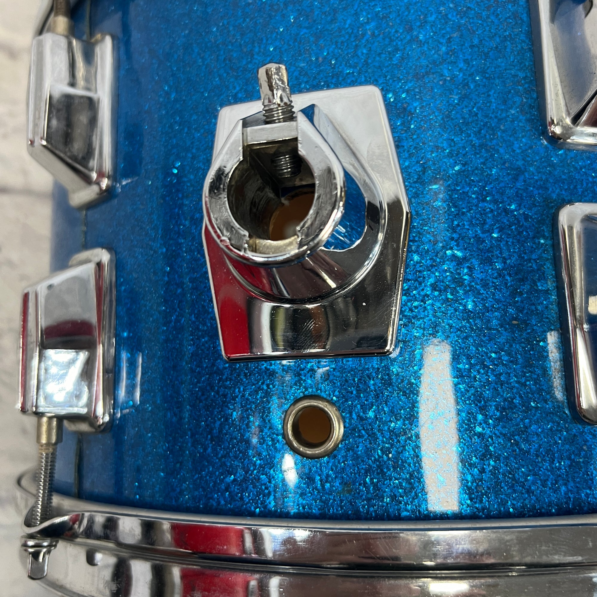 Reuther 12 Rack Tom Blue Sparkle