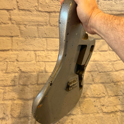 Squier Unknown Offset Silver Sparkle Body