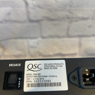 QSC RMX850 Power Amp