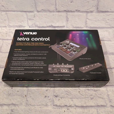 Venue Tetra Control DMX Controller and Footswitch