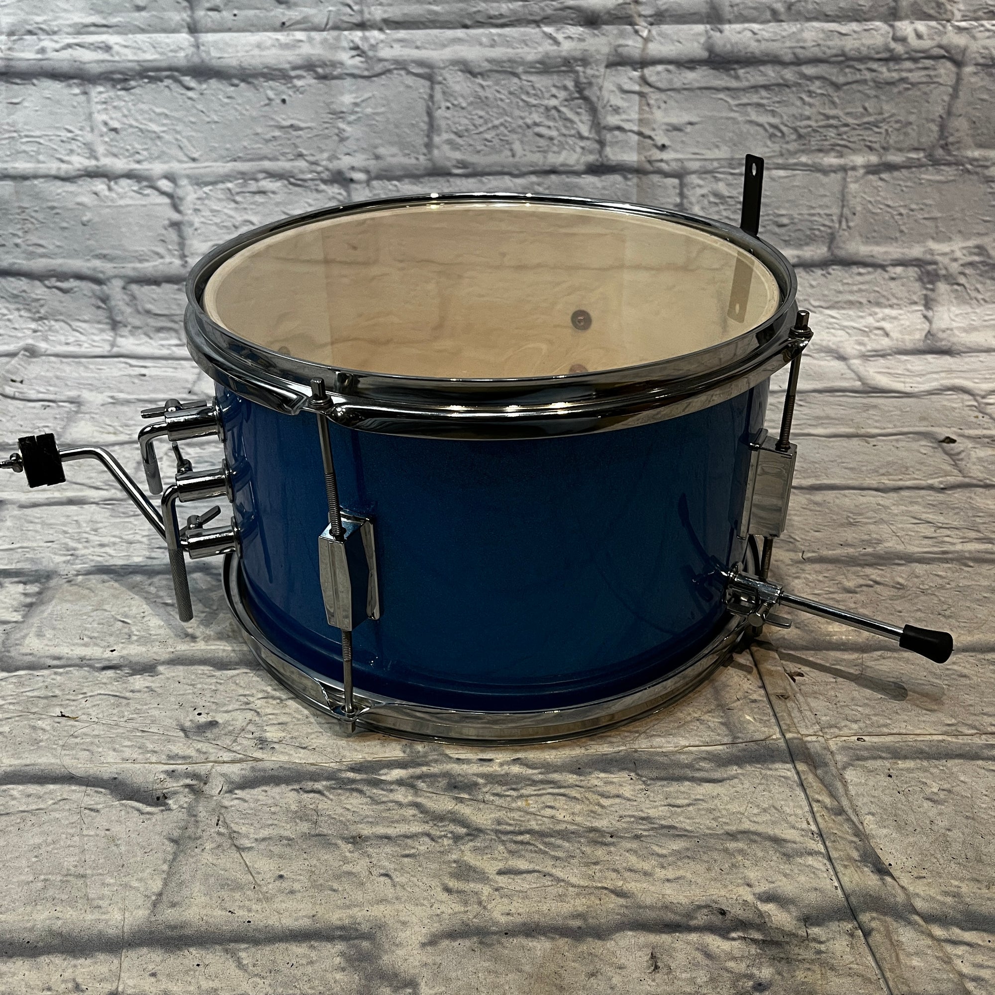 Mendini Kid's JR 3 Piece Drum Kit Blue Sparkle
