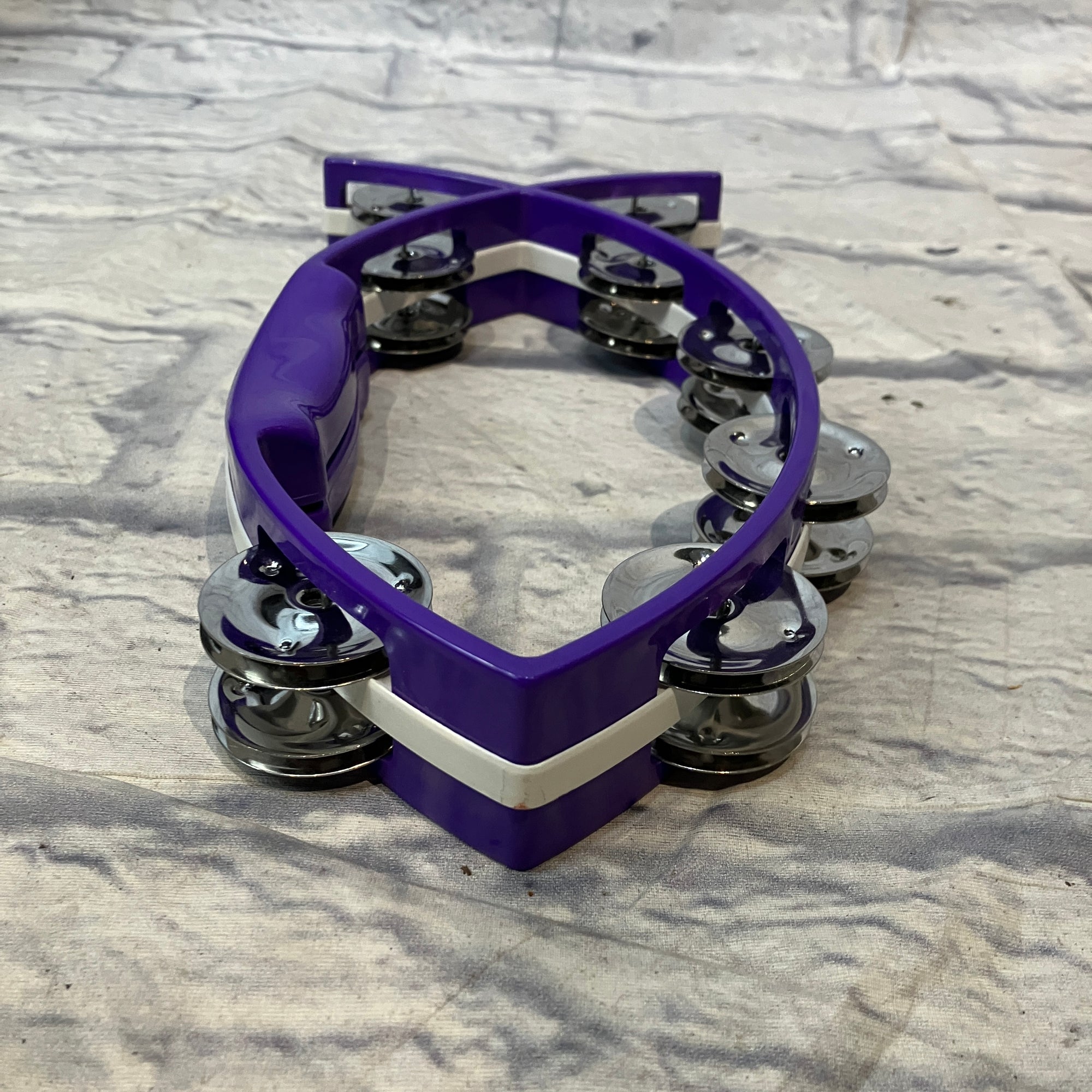 Unknown Purple Jesus Fish Tambourine