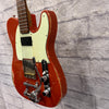 Unknown Tele Partscaster Fiesta Red Relic Jazz Benedetto Electric Guitar