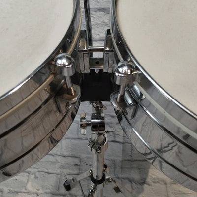 Timbales Set with Cowbell - 14" and 15"
