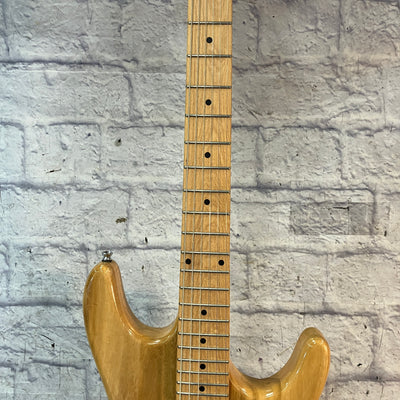 Viper S Style Solid Body Natural Finish Electric Guitar