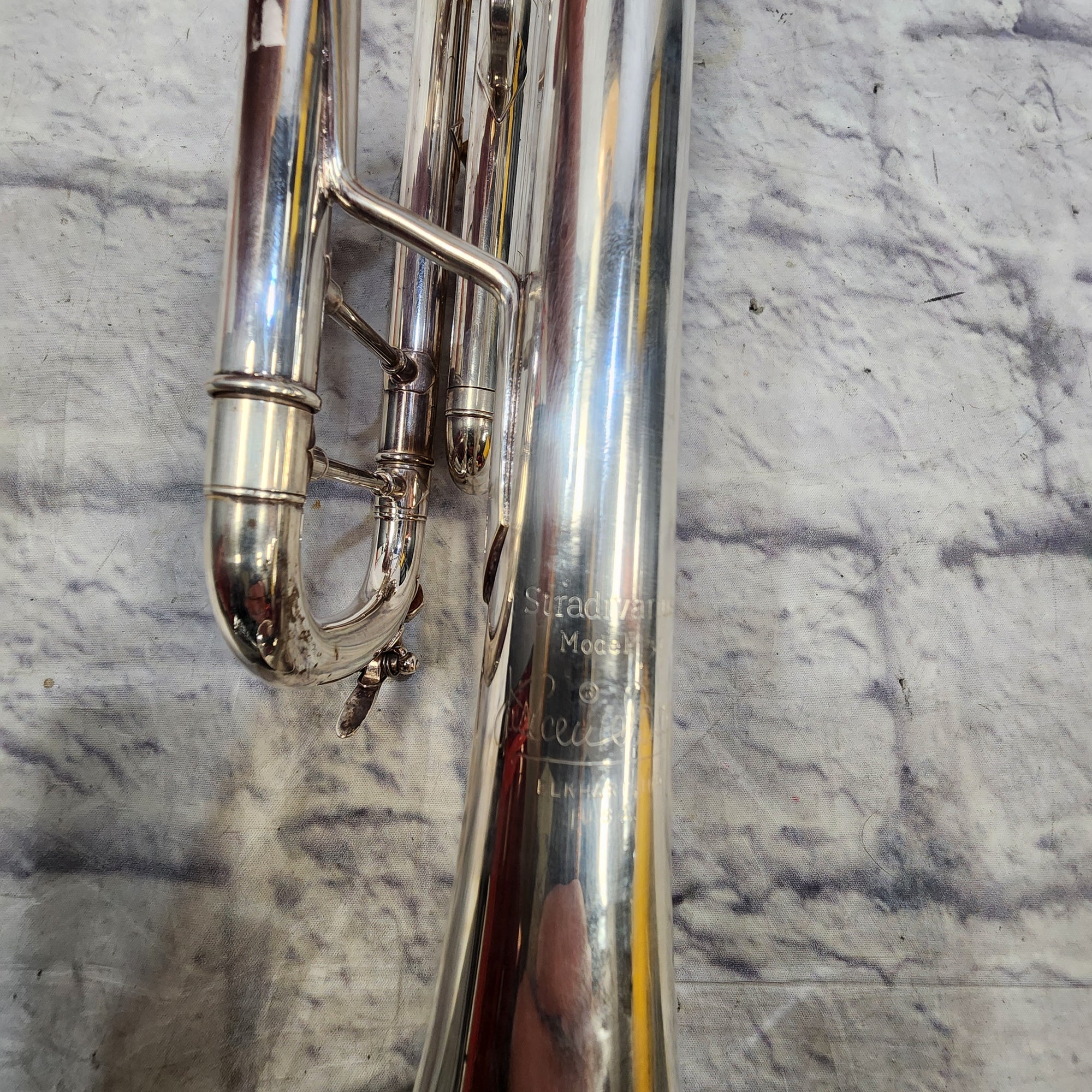 Bach Stradivarius Model 37 Silver Plated Trumpet with Mouthpiece