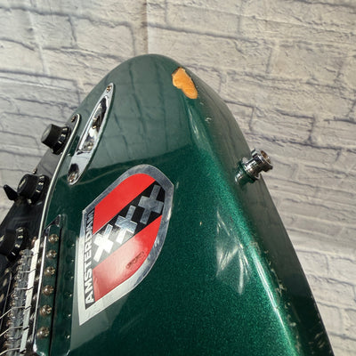 Fender Squier Standard Series HH Stratocaster Electric Guitar - Metallic Green