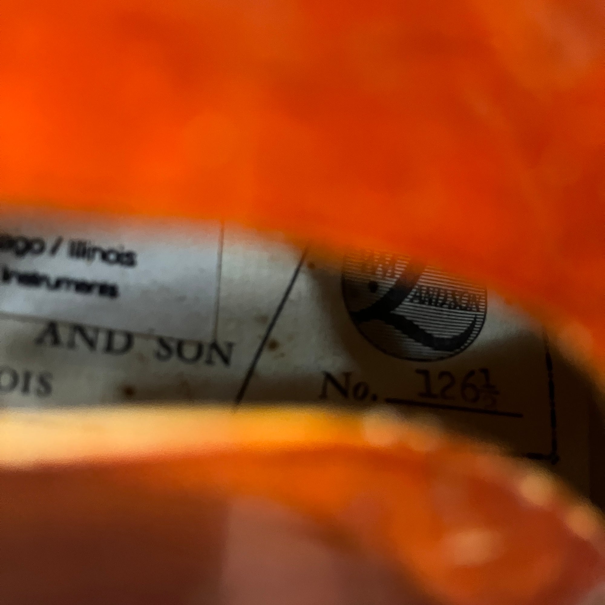 William Lewis & Son Model 126 1/2 Size Violin for parts or repair w/ SKB Case