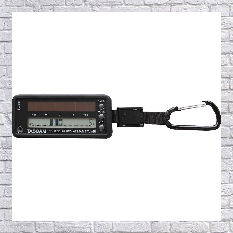 TASCAM TC-1S Solar Powered Tuner - Black