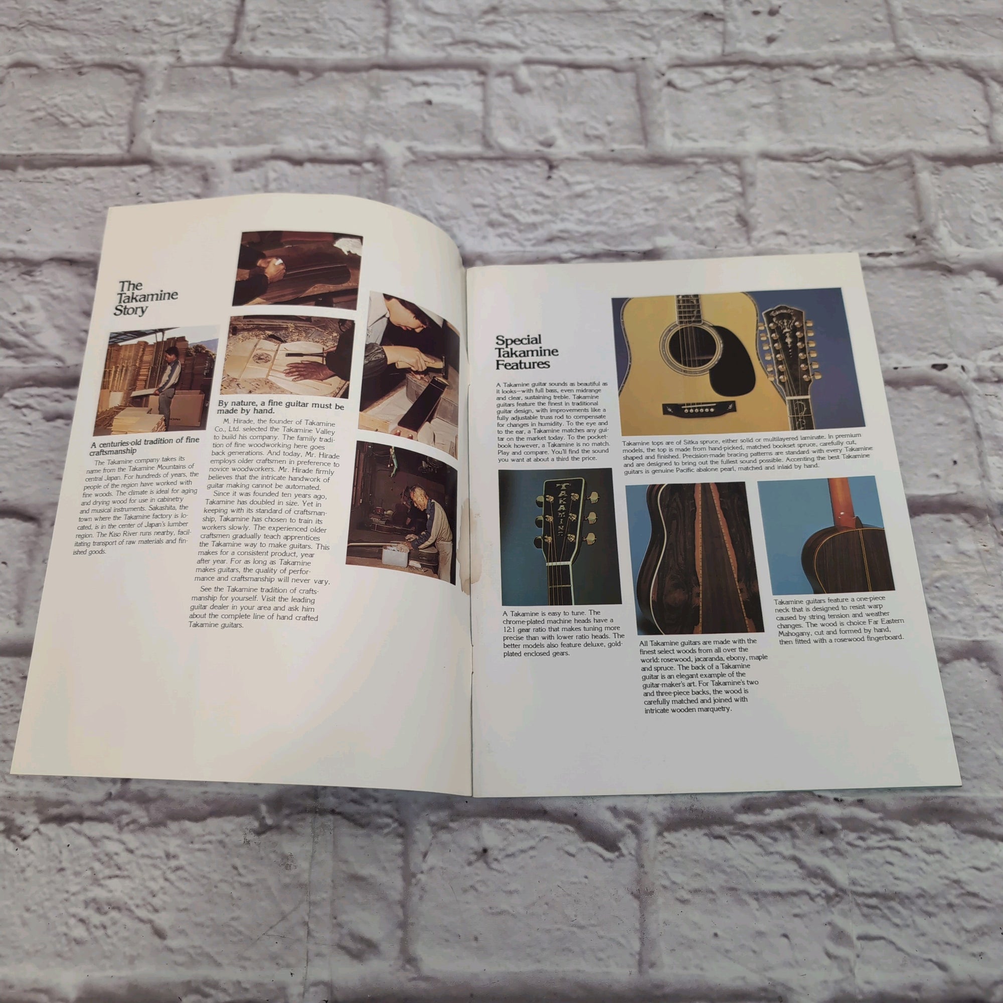 Takamine 1978 Vintage Product Catalog