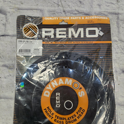 Remo Hole Templates For Bass Drum Head Drum Accessory