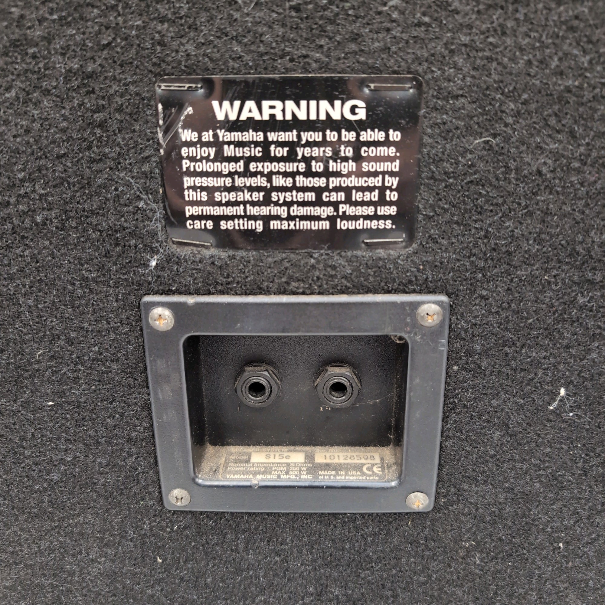 Yamaha s15e 2 Way 15" Passive PA Speaker (Pair)