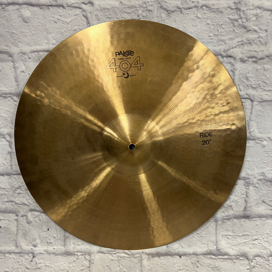 Paiste 404 20 Ride Vintage Ride Cymbal