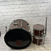 Unknown 3pc Stripped Drum Set