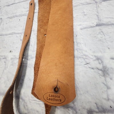 Lekato Leathers 3 Inch Leather Bass or Guitar Strap