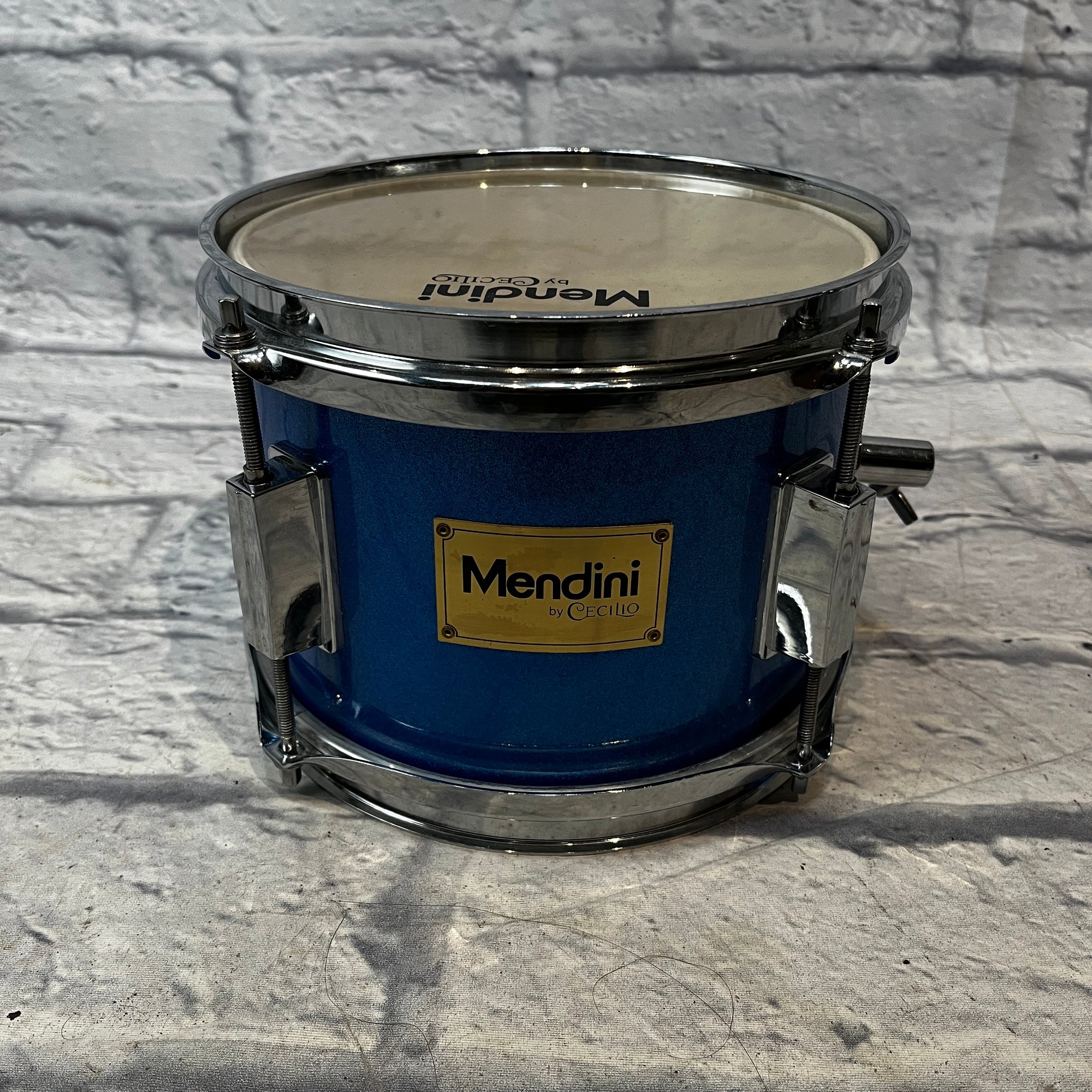 Mendini Kid's JR 3 Piece Drum Kit Blue Sparkle
