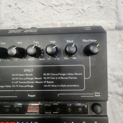ART Xtreme Plus Modulation Delay Reverb Multi Effects Processor Pedal w/ Power Supply