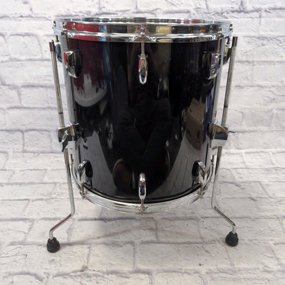 Pearl 14 Export Floor Tom Black 14x14"