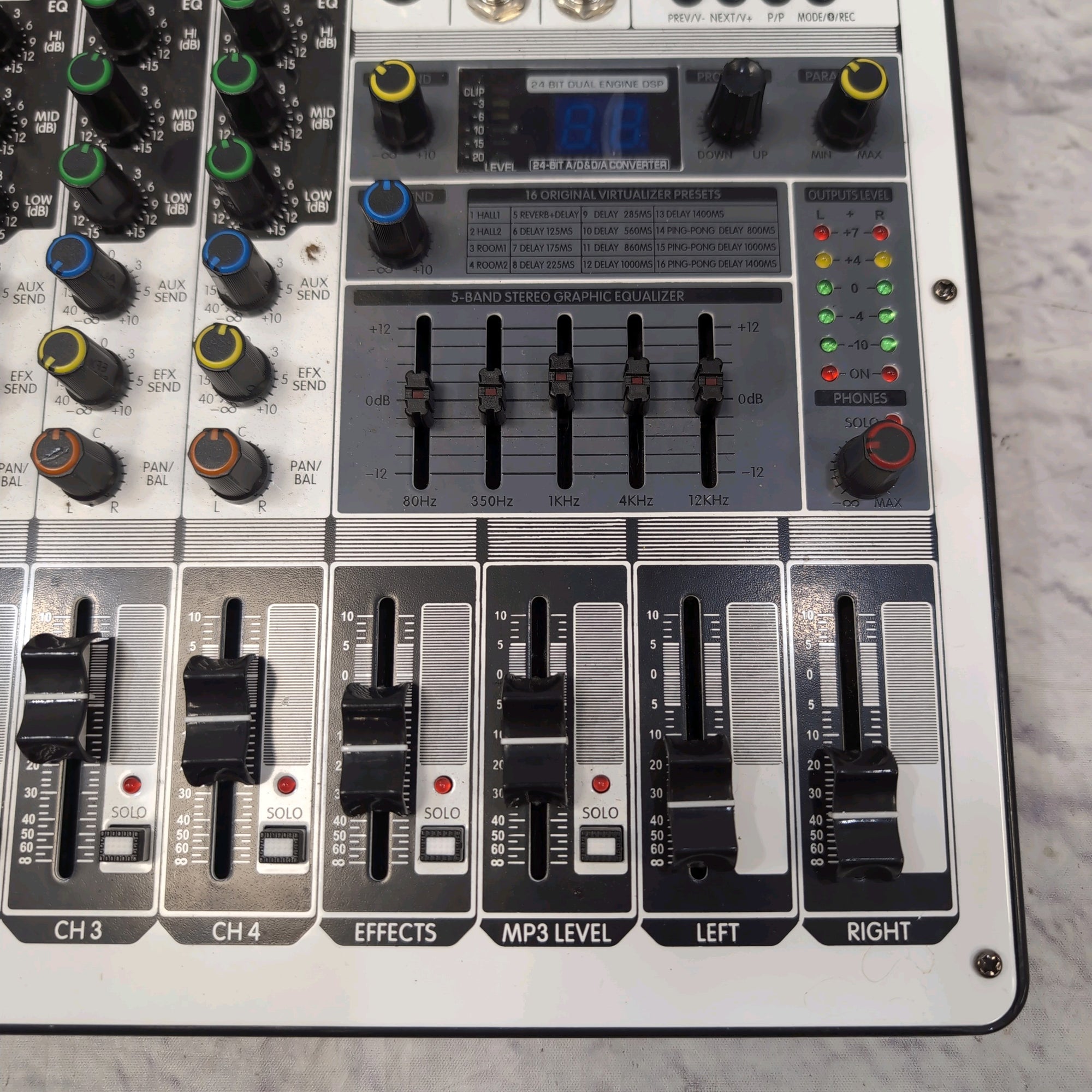 Phenyx Pro PTX-15 4-Channel USB Mixer