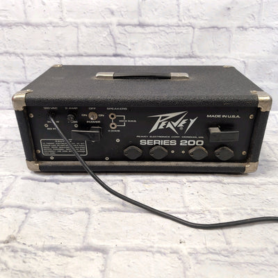 Peavey PA-200 Mixer Amp 4 Channel Powered Mixer PA Head