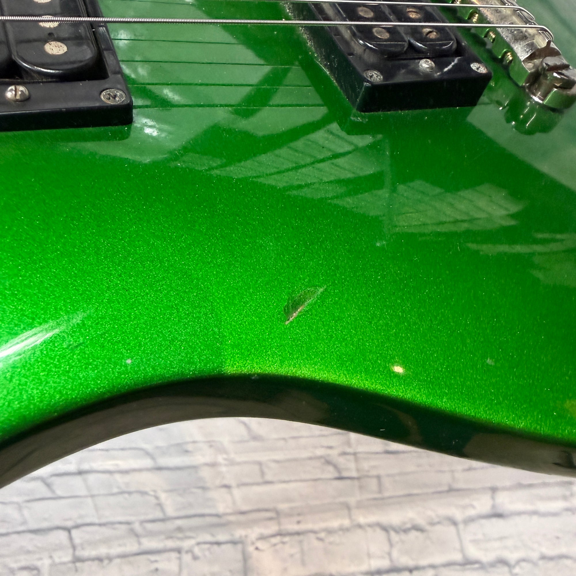 Ibanez S Series SF 420 Metallic Green 1990s Electric Guitar