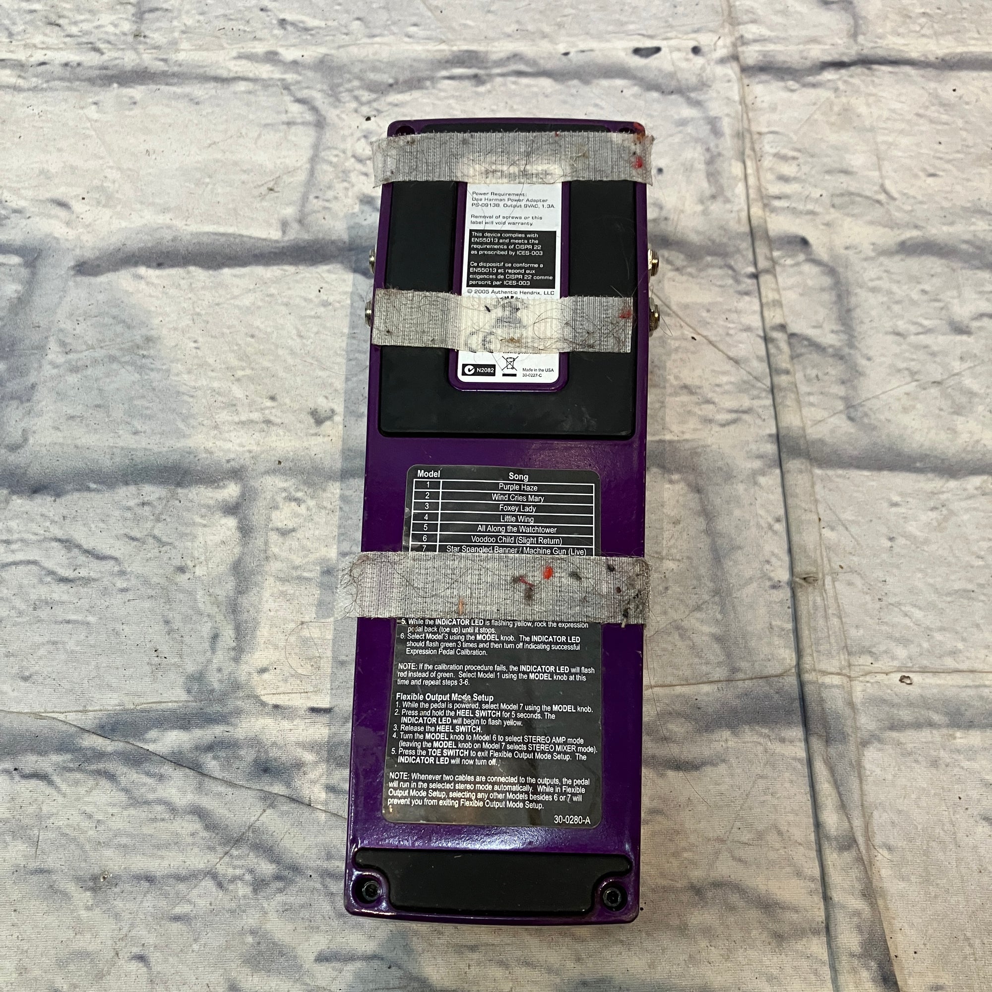 Digitech Jimi Hendrix Experience Wah Pedal