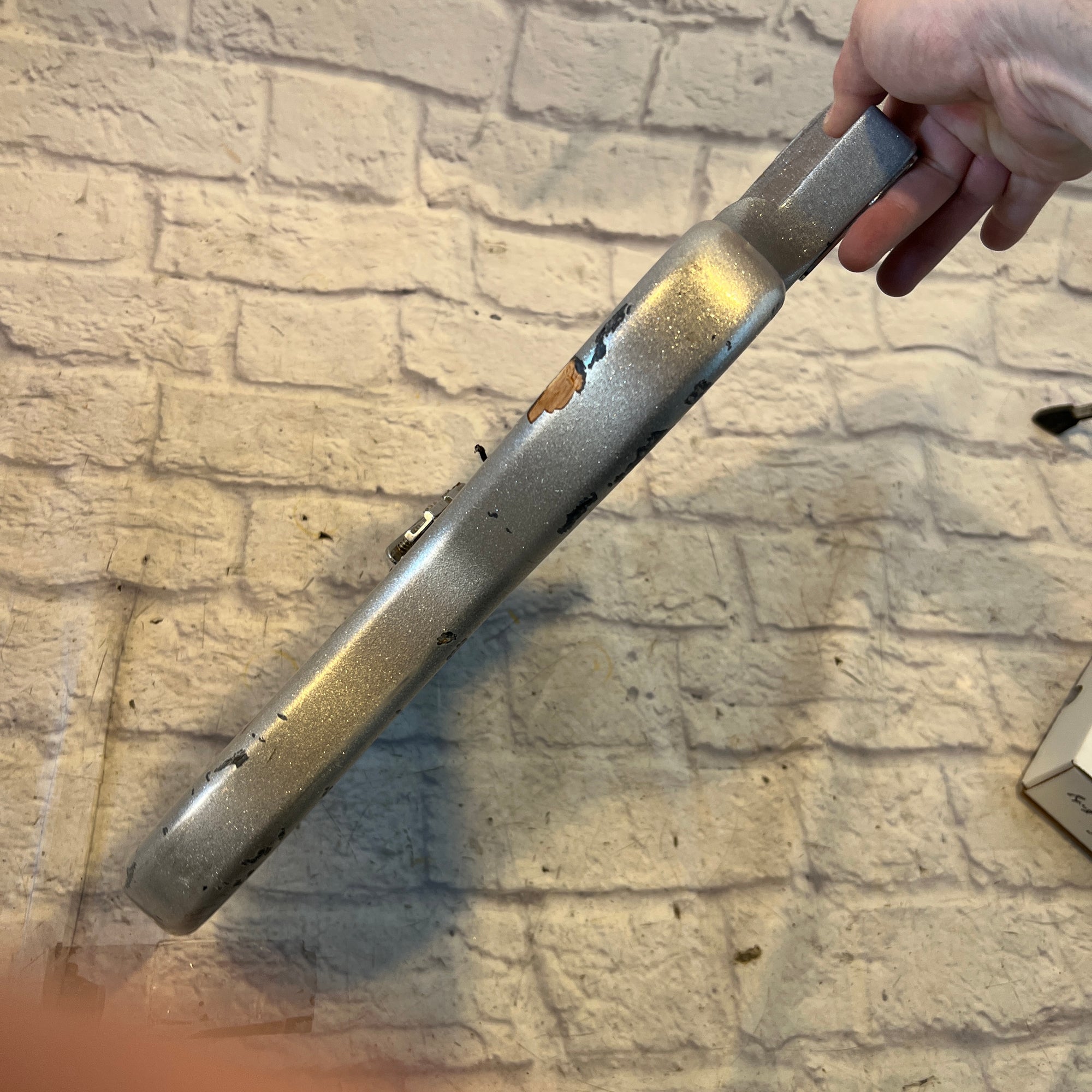 Squier Unknown Offset Silver Sparkle Body