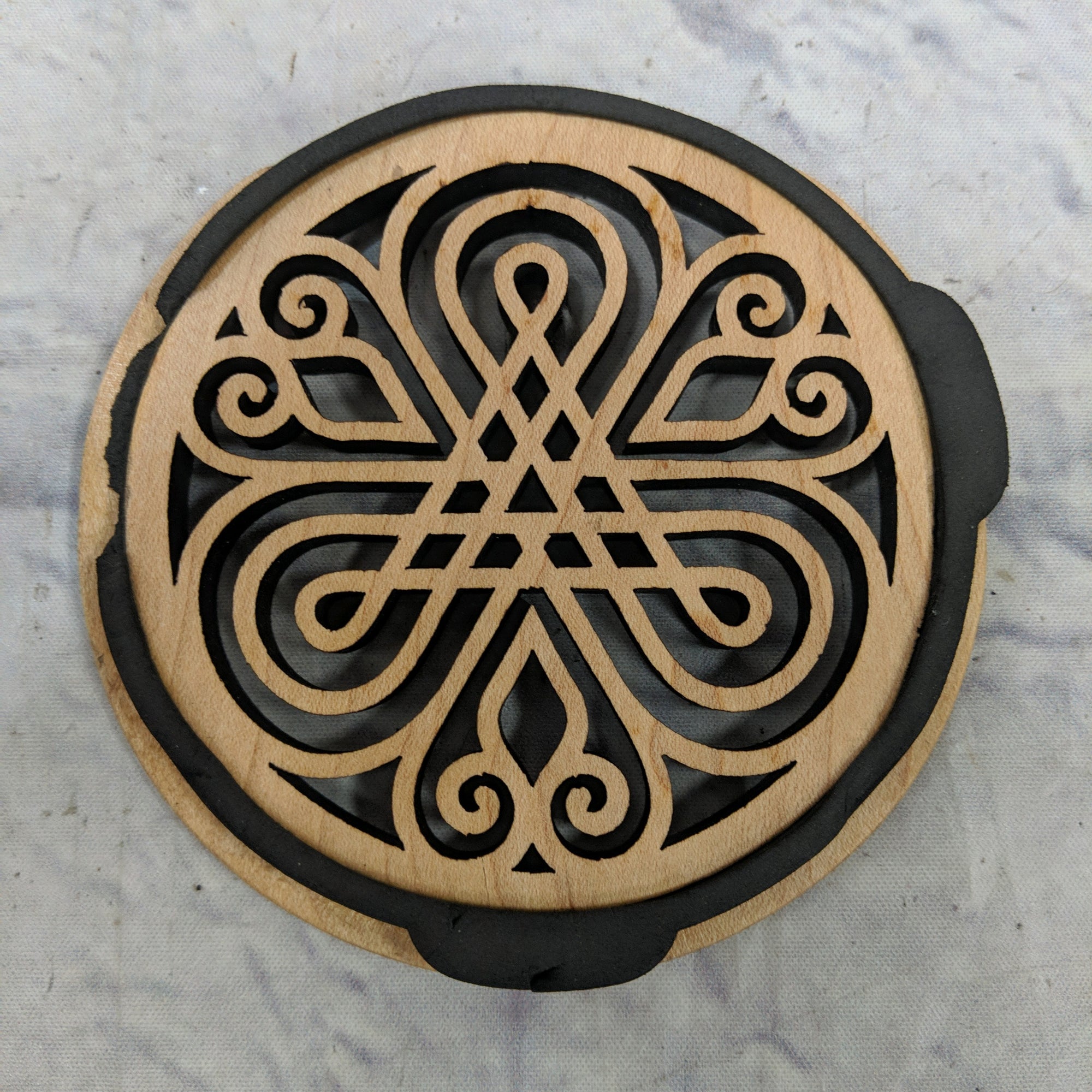 Unknown Celtic Decorative Wooden Soundhole Insert