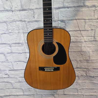 The Santa Rosa Folk Guitar Company K519 Dreadnaught  Acoustic Guitar