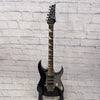 Ibanez RG350EX Black / Silver Solid Body with Locking Tremolo