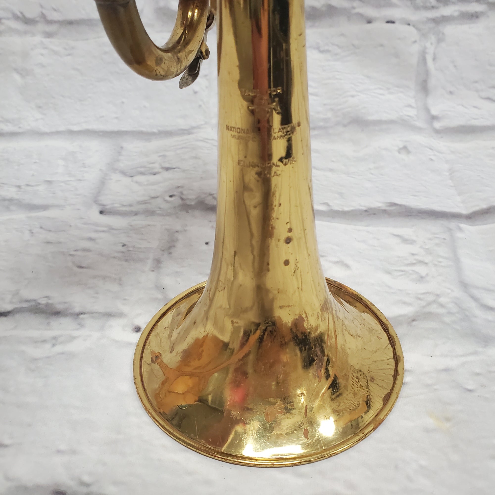 Vintage NEMC National Educational Music Company Trumpet Elkhorn Wisconsin