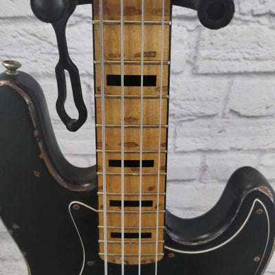 Unknown 70's "Fender" Jazz Bass Black W/ Case