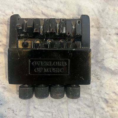 Overlord of Music Steinberger Style Bass Bridge Black