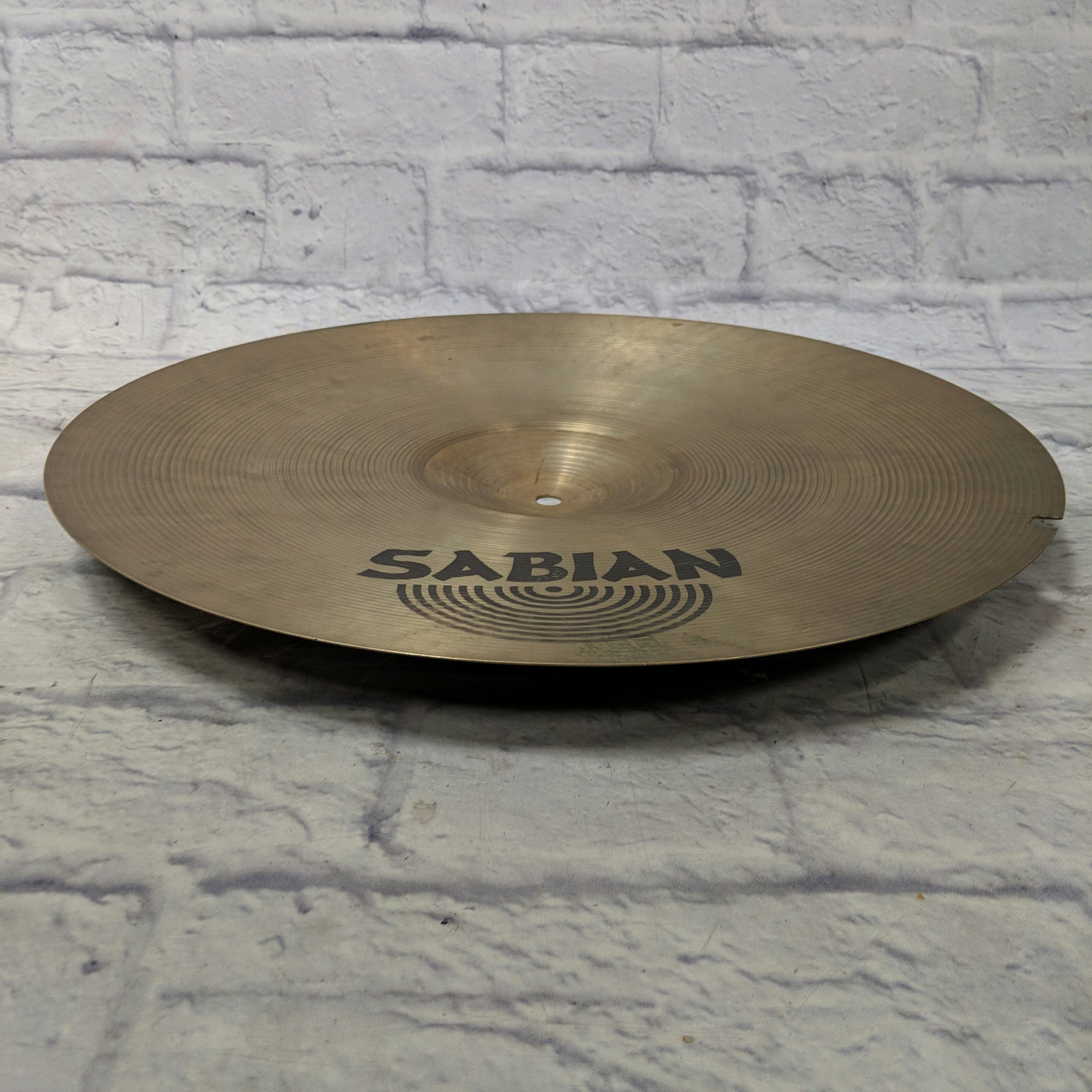 Sabian 18" AA Medium Ride CRACKED Crash Ride Cymbal
