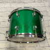 Ludwig 1980s Green ReWrap 14" Tom Roto Toms