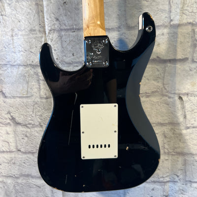 Lyon Strat Style Black Electric Guitar