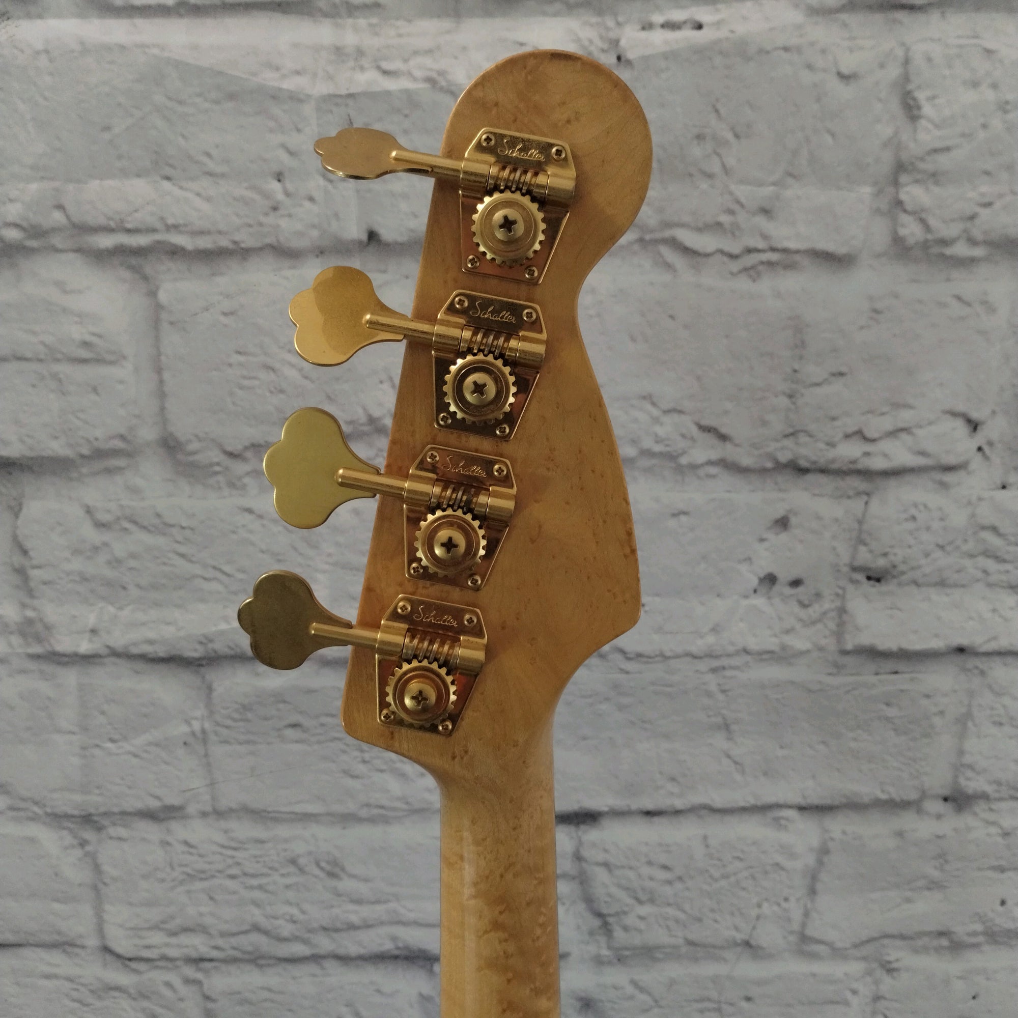 Warmoth Lefty Fretless Jazz 4 String Bass Guitar